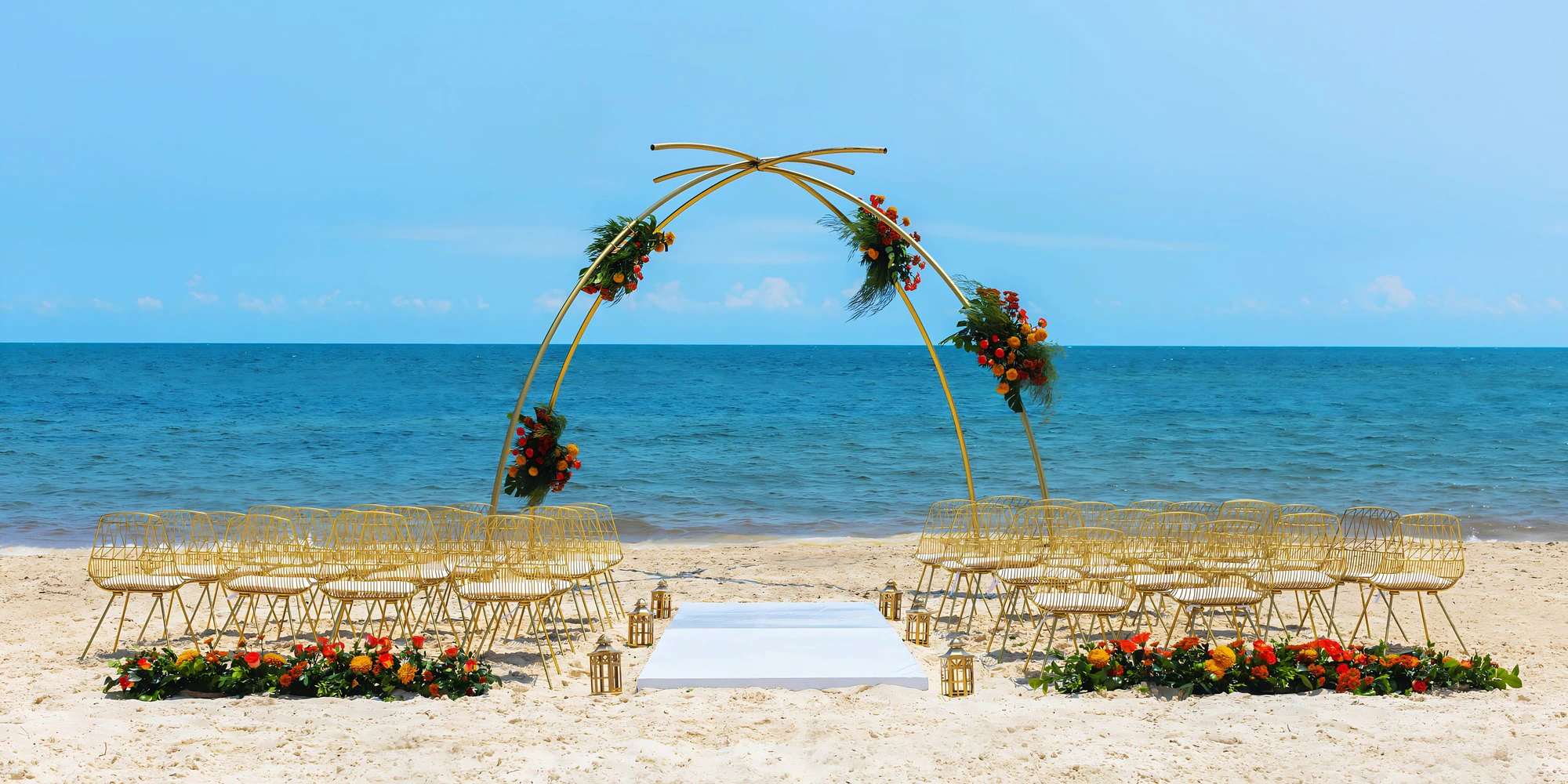 Royalton Splash Riviera Cancun Beach Set Up 2000X1000